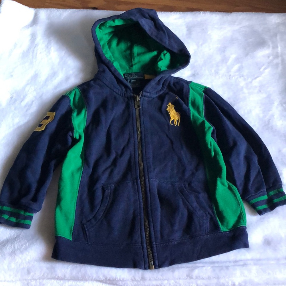 Ralph Lauren boys hooded jacket size 2T/24 months